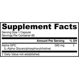 Jarrow Formulas Alpha GPC - 60 Cápsulas Vegetales - Haz Tu Pedido