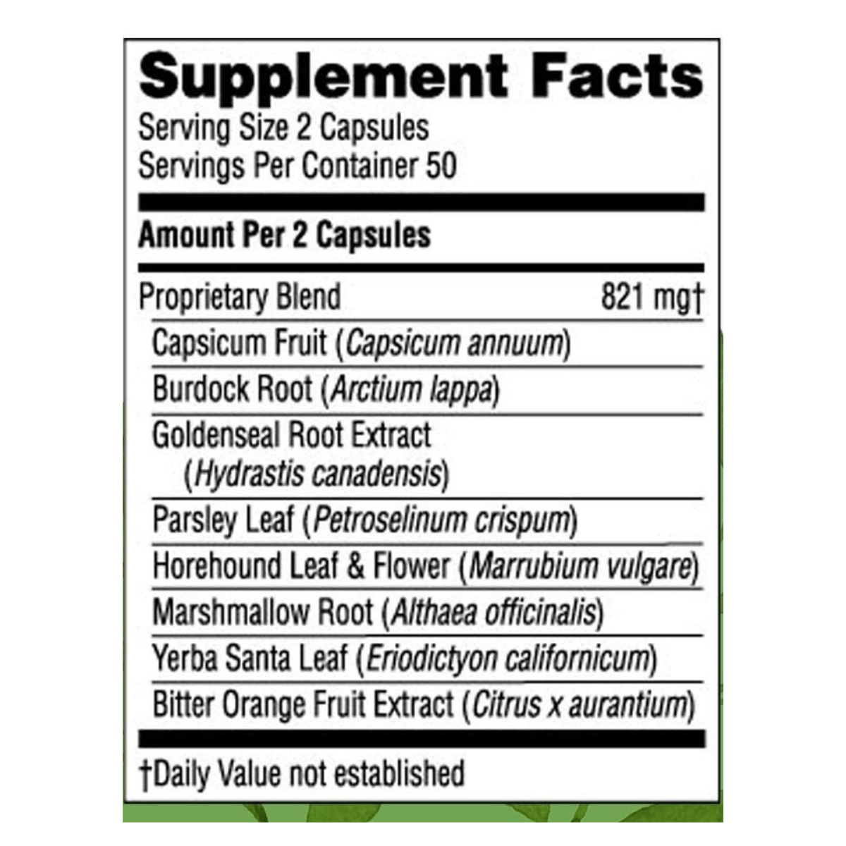Nature's Sunshine Sinus Support - 100 Cápsulas - Haz Tu Pedido