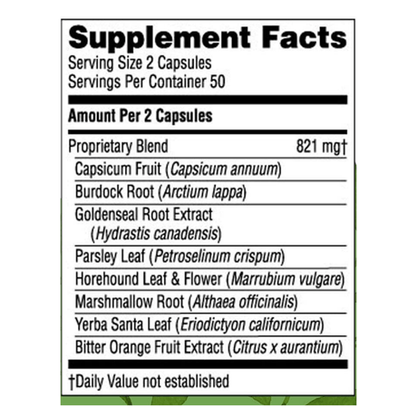 Nature's Sunshine Sinus Support - 100 Cápsulas - Haz Tu Pedido