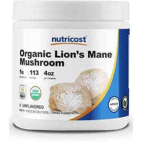 Nutricost Lions Mane Mushroom - 113 g - Haz Tu Pedido