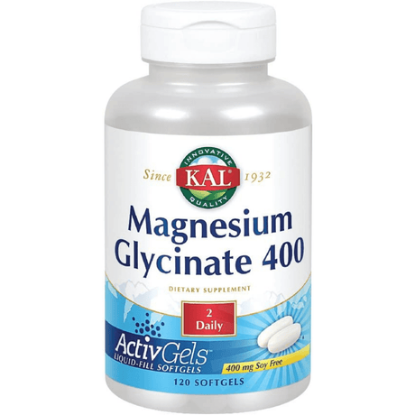 KAL Magnesium Glycinate - 120 Cápsulas Blandas - Haz Tu Pedido