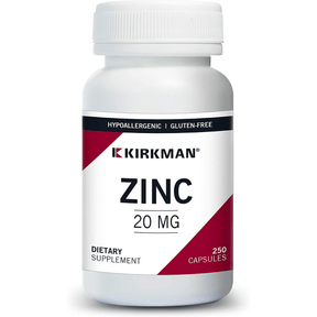 Kirkman Zinc - 20 mg - 250 Cápsulas - Haz Tu Pedido