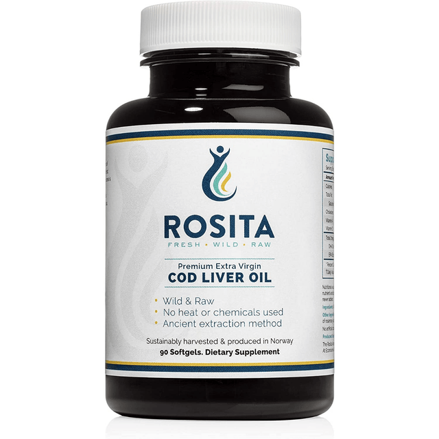 Rosita Extra Virgin Cod Liver Oil - 90 Cápsulas Blandas - Haz Tu Pedido