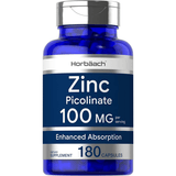 Horbaach Zinc Picolinate - 180 Cápsulas - Haz Tu Pedido