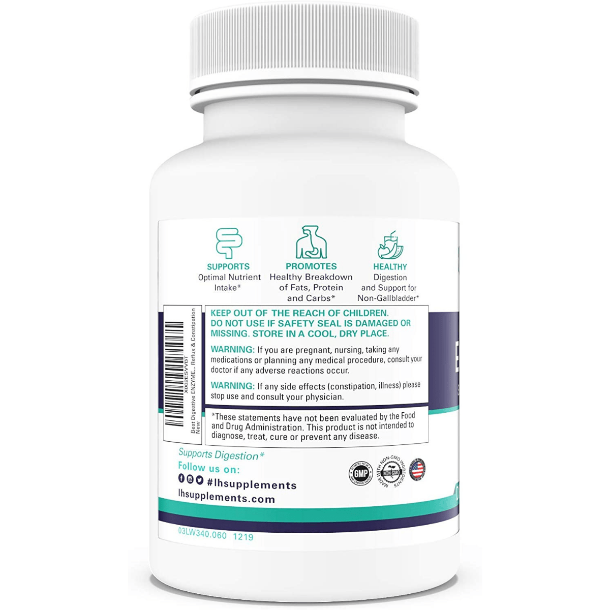 LionHeart Supplements Digestive Enzymes - Haz Tu Pedido