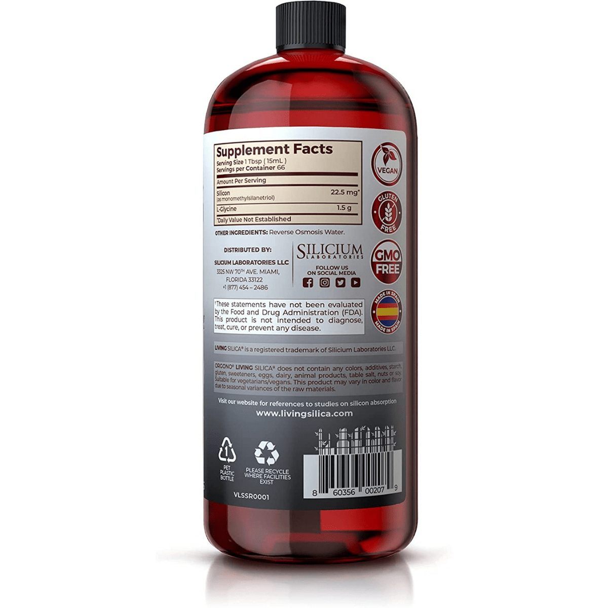 Silicium Laboratories Living Silica Collagen Booster - 1 L - Haz Tu Pedido