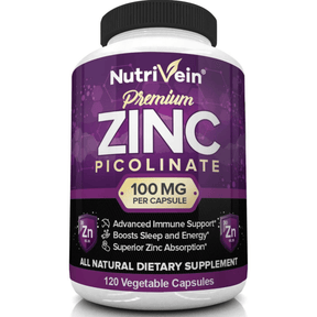 Nutrivein Zinc Picolinate - 120 Cápsulas - Haz Tu Pedido