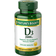 Nature’s Bounty Vitamin D3 - 240 Cápsulas Blandas - Haz Tu Pedido