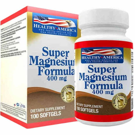 Súper Magnesio - 400 mg - 100 Cápsulas Blandas - Haz Tu Pedido