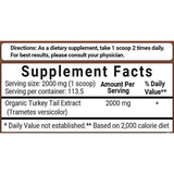 Micro Ingredients Organic Turkey Tail - 227 g - Haz Tu Pedido