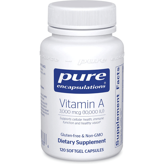 Pure Encapsulations Vitamin A - 120 Cápsulas Blandas - Haz Tu Pedido