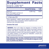 Pure Encapsulations Vitamin A - 120 Cápsulas Blandas - Haz Tu Pedido