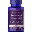 Puritans Pride Resveratrol - 60 Cápsulas Blandas - Haz Tu Pedido