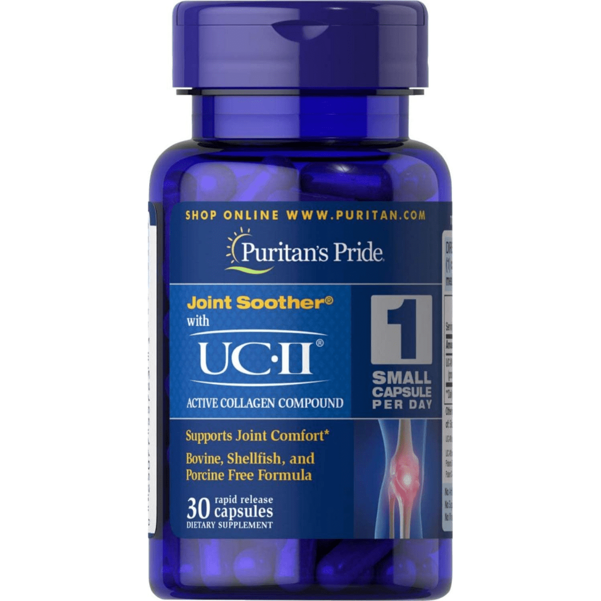 Puritans Pride Uc-II with Collagen - 30 Cápsulas - Haz Tu Pedido