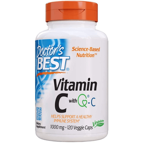Doctor’s Best Vitamin C with Quali-C 1000mg - 120 Cápsulas Vegetales - Haz Tu Pedido