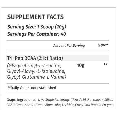 Metabolic Nutrition TRIPEP  Amino Acid - 400 g - Haz Tu Pedido
