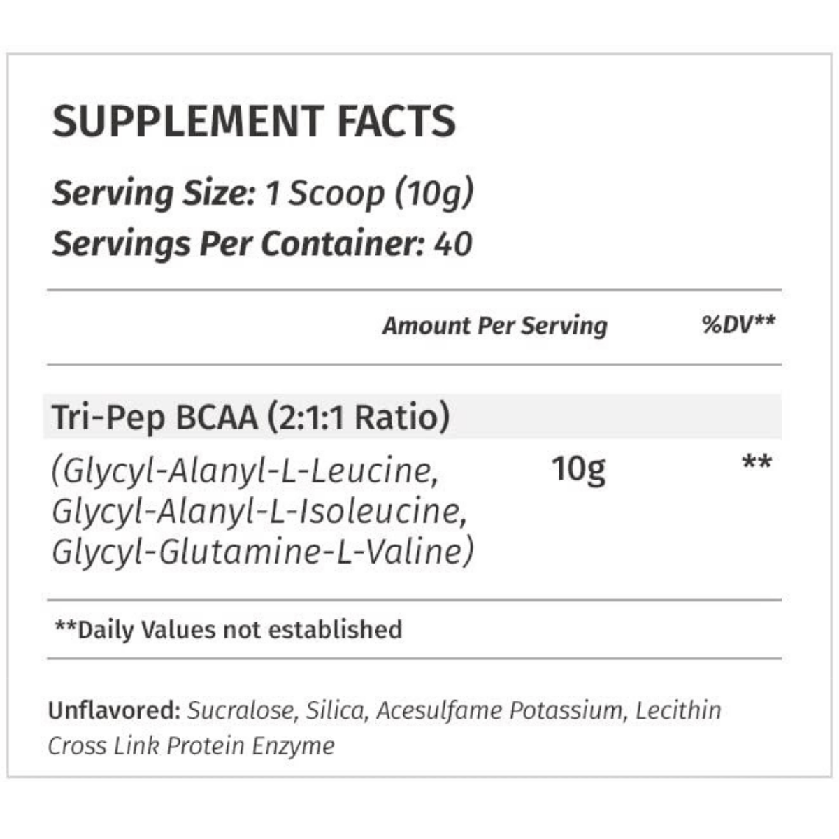 Metabolic Nutrition TRIPEP  Amino Acid - 400 g - Haz Tu Pedido