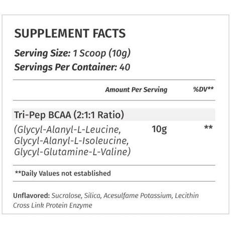 Metabolic Nutrition TRIPEP  Amino Acid - 400 g - Haz Tu Pedido