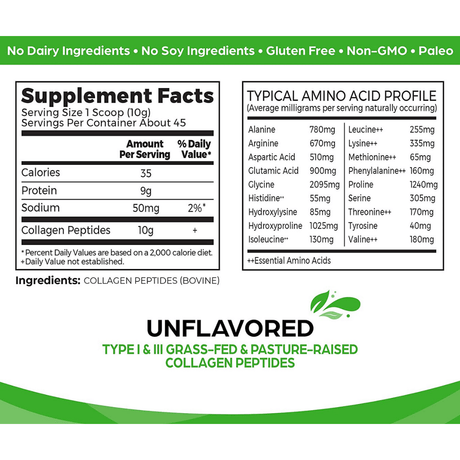 Orgain Hydrolyzed Collagen Peptides - 454 g - Haz Tu Pedido