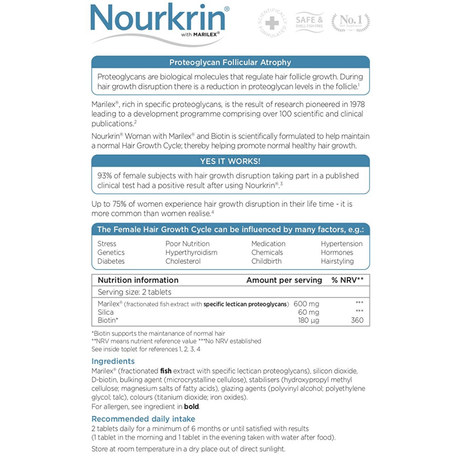 Nourkrin with Marilex - 60 Tabletas - Haz Tu Pedido