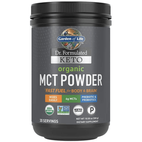 Dr Formulated Keto Organic MCT Powder - 300 g - Haz Tu Pedido
