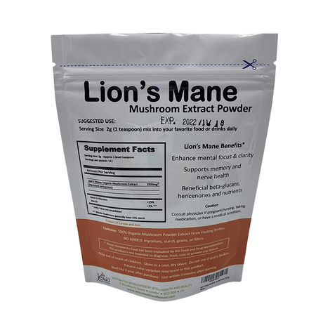Hongo Melena de León en Polvo - 227 g - Haz Tu Pedido