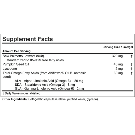 Andrew Lessman Prostate Support With Saw Palmetto - Lycopene - Haz Tu Pedido