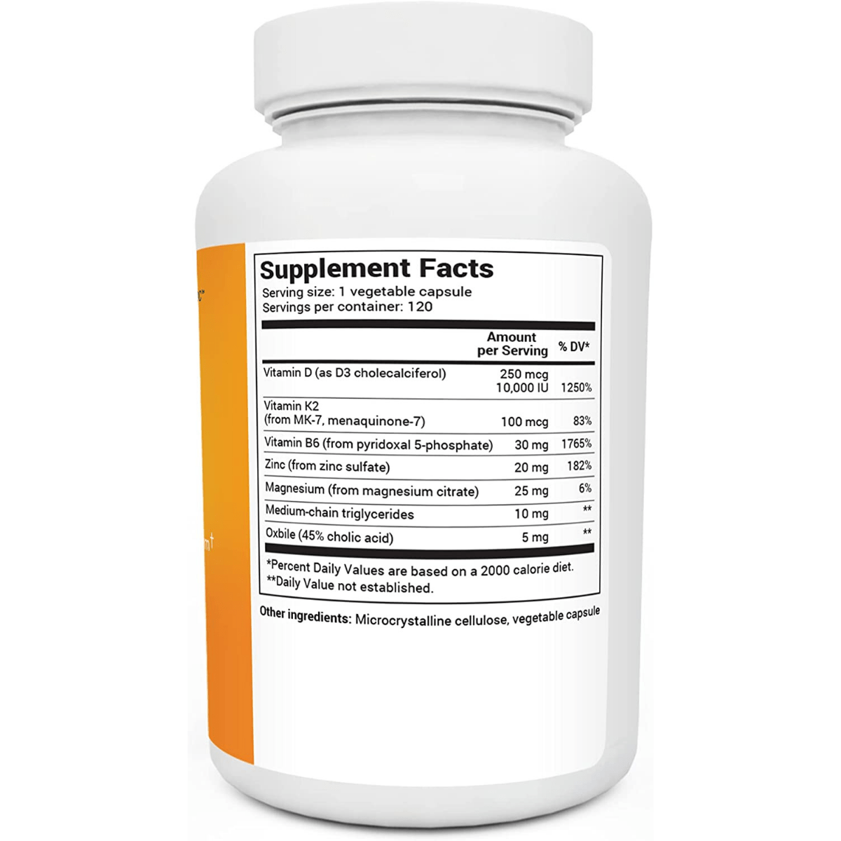 Dr.Berg D3 & K2 Vitamin - 120 Cápsulas - Haz Tu Pedido