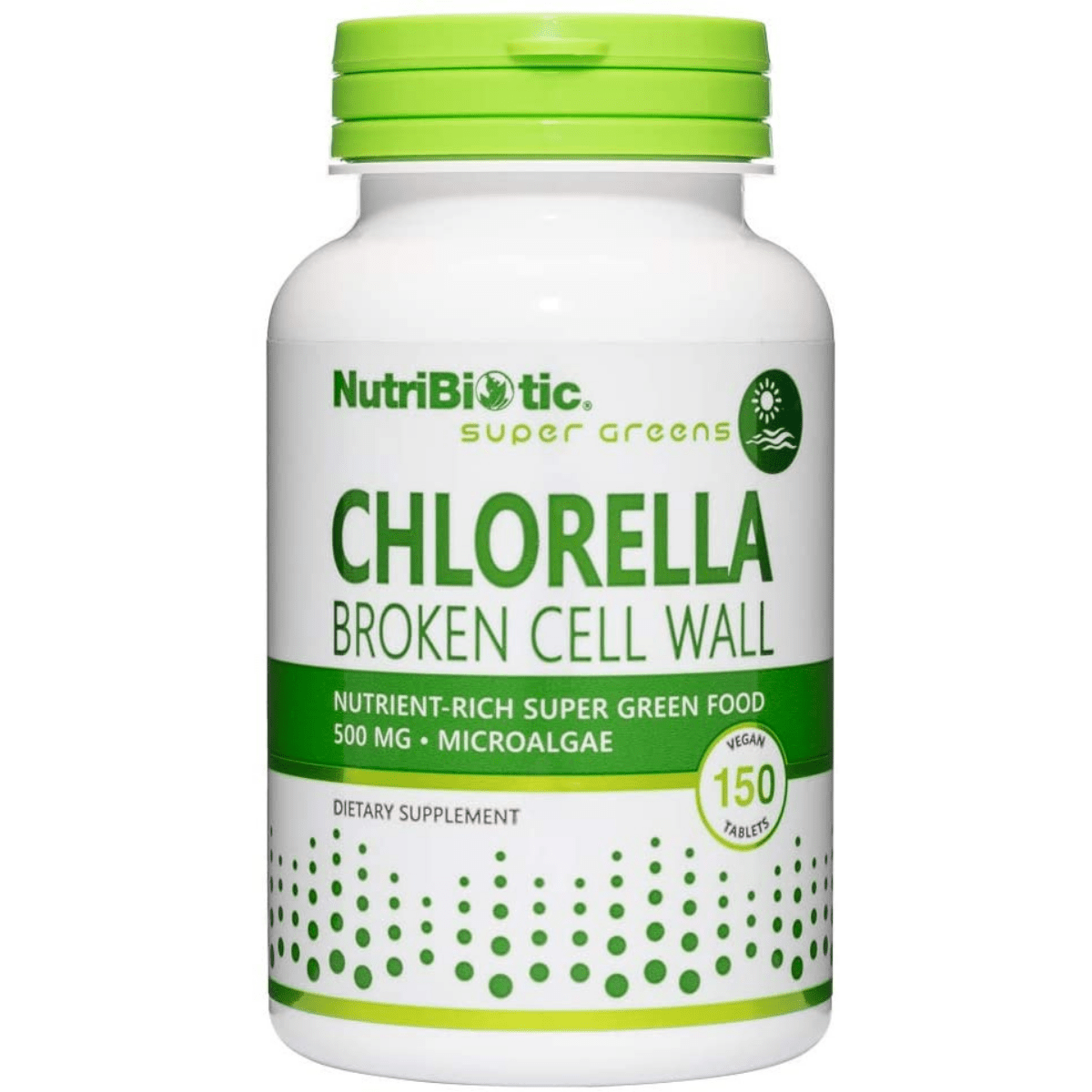 NutriBiotic Chlorella Super Green Food - 150 Tabletas - Haz Tu Pedido