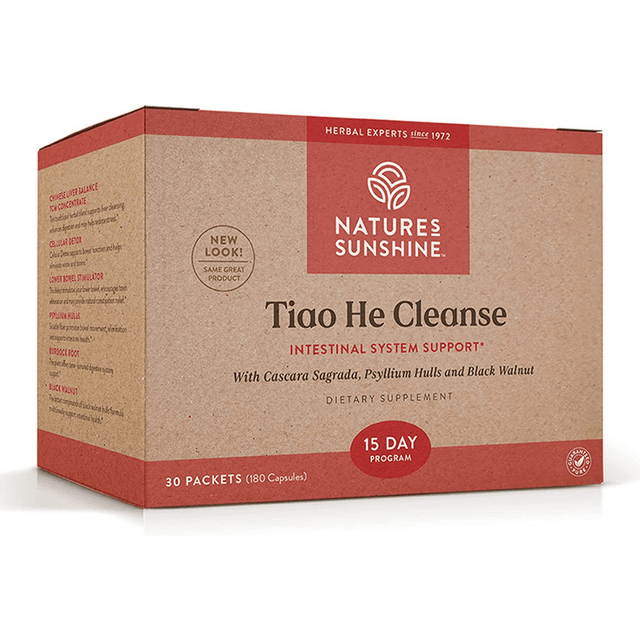 Nature's Sunshine Tiao He Herbal Cleanse - 30 Paquetes - Haz Tu Pedido