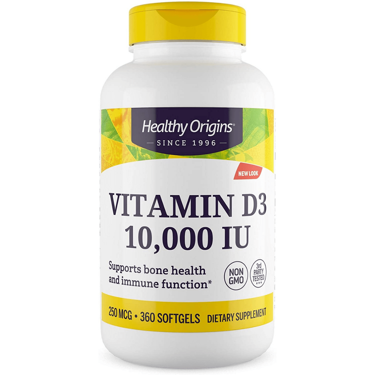 Healthy Origins Vitamin D3 10000 IU - 360 Cápsulas Blandas - Haz Tu Pedido