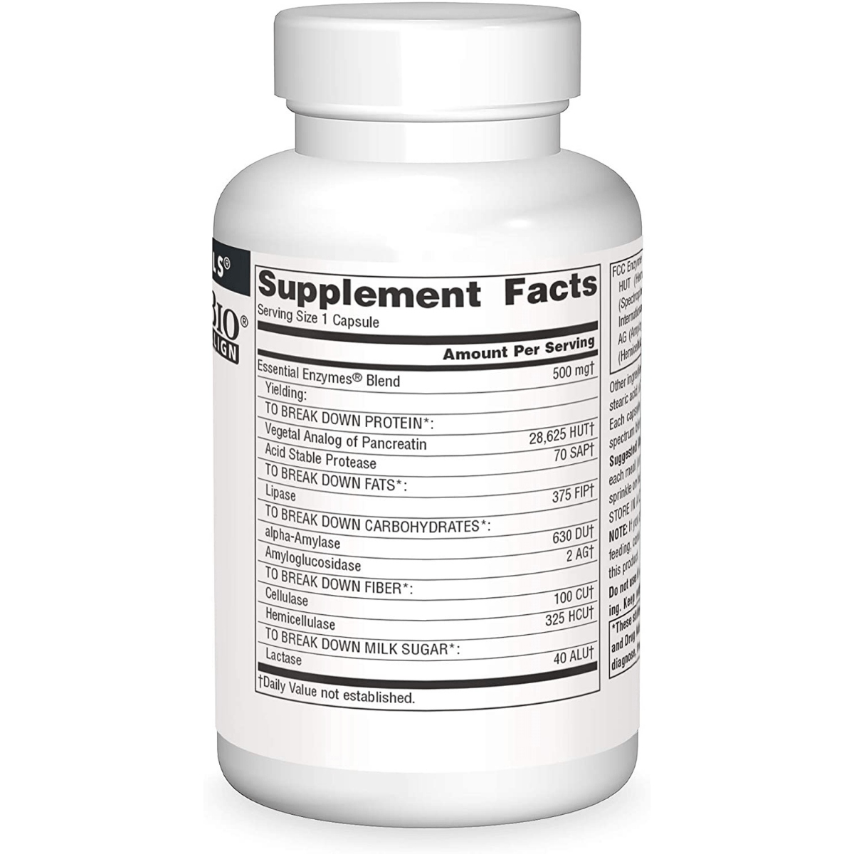 Source Naturals Essential Enzymes 500mg - Haz Tu Pedido
