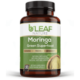 BLEAF NATURE Moringa Organic - Cápsulas Vegetarianas - Haz Tu Pedido