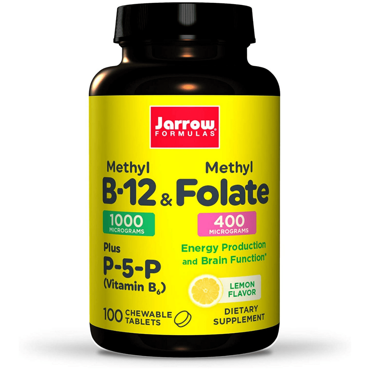 Jarrow Formulas Methyl B-12 & Methyl Folate - 100 Tablets - Haz Tu Pedido