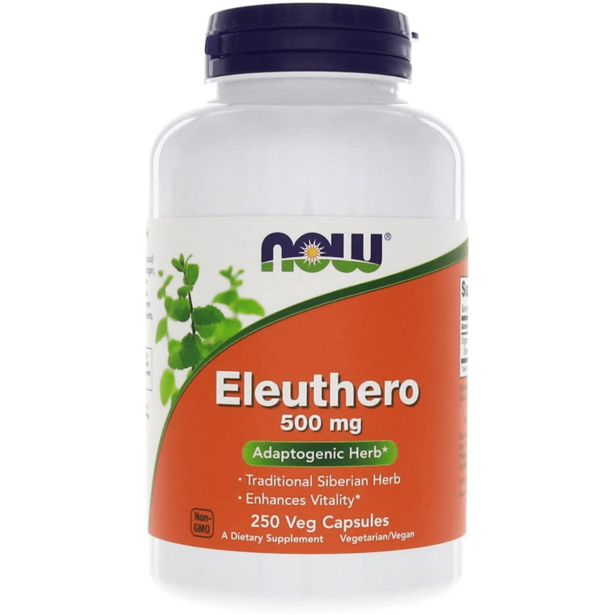NOW Foods Eleuthero 500 mg - 250 Cápsulas Veganas - Haz Tu Pedido