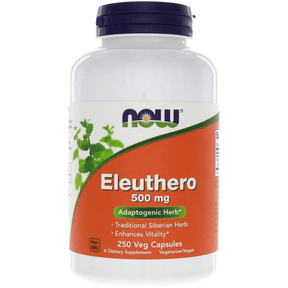 NOW Foods Eleuthero 500 mg - 250 Cápsulas Veganas - Haz Tu Pedido