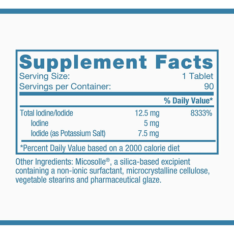 Optimox Iodine - 90 Tabletas - Haz Tu Pedido