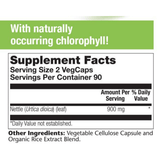 Solaray Nettle Leaf 450mg - 180 Cápsulas Veganas - Haz Tu Pedido