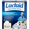 Lactaid Fast Act - Vanilla - 32 Tabletas Masticable - Haz Tu Pedido