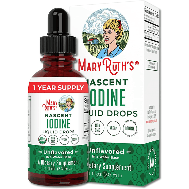 MaryRuth Organics Nascent Iodine Drops - 30 ml - Haz Tu Pedido