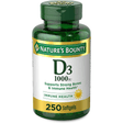 Nature’s Bounty Vitamin D3 - 250 Cápsulas Blandas - Haz Tu Pedido