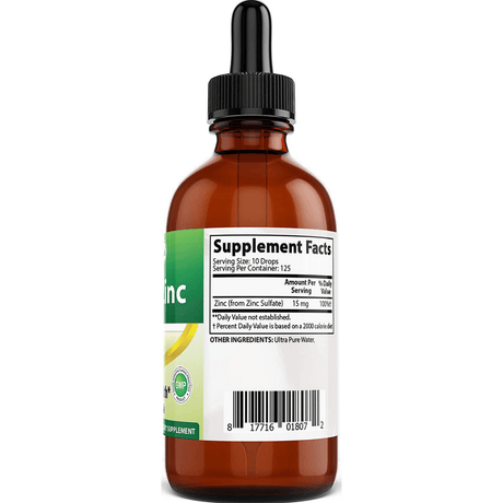 Best Naturals Ionic Liquid Zinc - 60 ml - Haz Tu Pedido