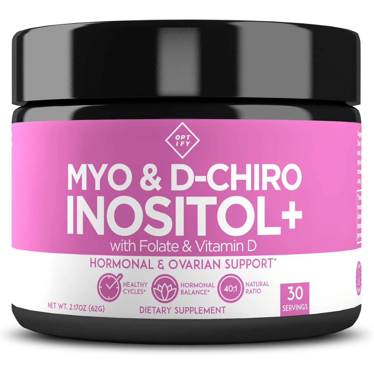Optify Myo-Inositol And D-Chiro Inositol Powder - 62 g - Haz Tu Pedido