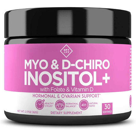 Optify Myo-Inositol And D-Chiro Inositol Powder - 62 g - Haz Tu Pedido