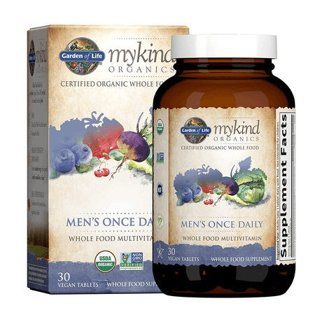 Garden of Life Multivitamin For Men - 30 Tabletas Veganas - Haz Tu Pedido