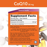 NOW Foods Coenzyme Q10 30 mg - 240 Cápsulas Vegetales - Haz Tu Pedido