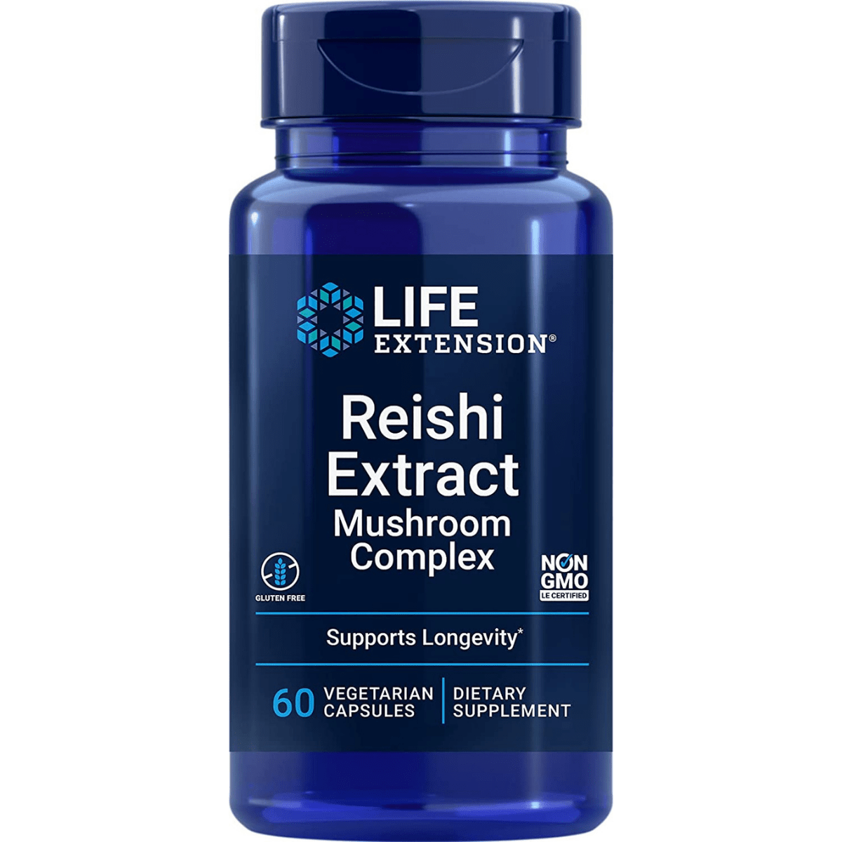 Life Extension Reishi Extract Mushroom Complex - 60 Cápsulas Vegetarianas - Haz Tu Pedido