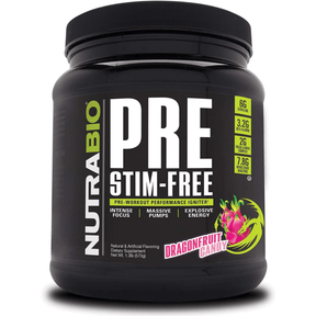 NutraBio Pre Workout Powder - Dulce de Fruta del Dragón - 573 g - Haz Tu Pedido