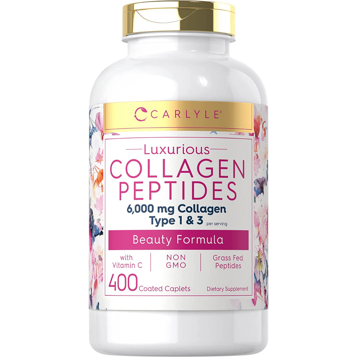 Carlyle Collagen Peptides with Vitamin C - 400 Comprimidos - Haz Tu Pedido