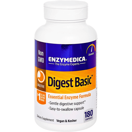 Enzymedica Digest Basic Digestive Enzymes - 180 Cápsulas - Haz Tu Pedido
